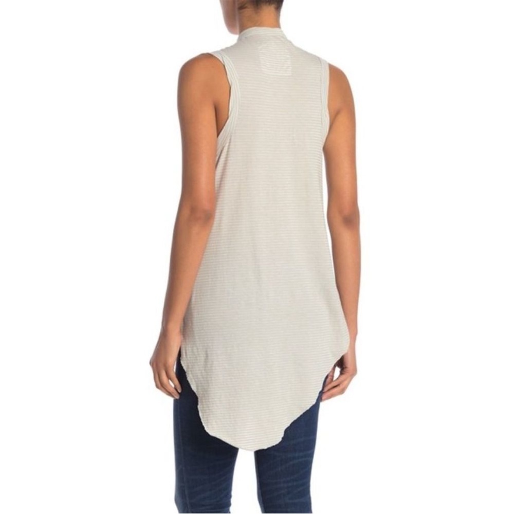Frank & Eileen Tee Lab White High Low Tank Top Yoga Women's X-Small Read - Picture 3 of 14